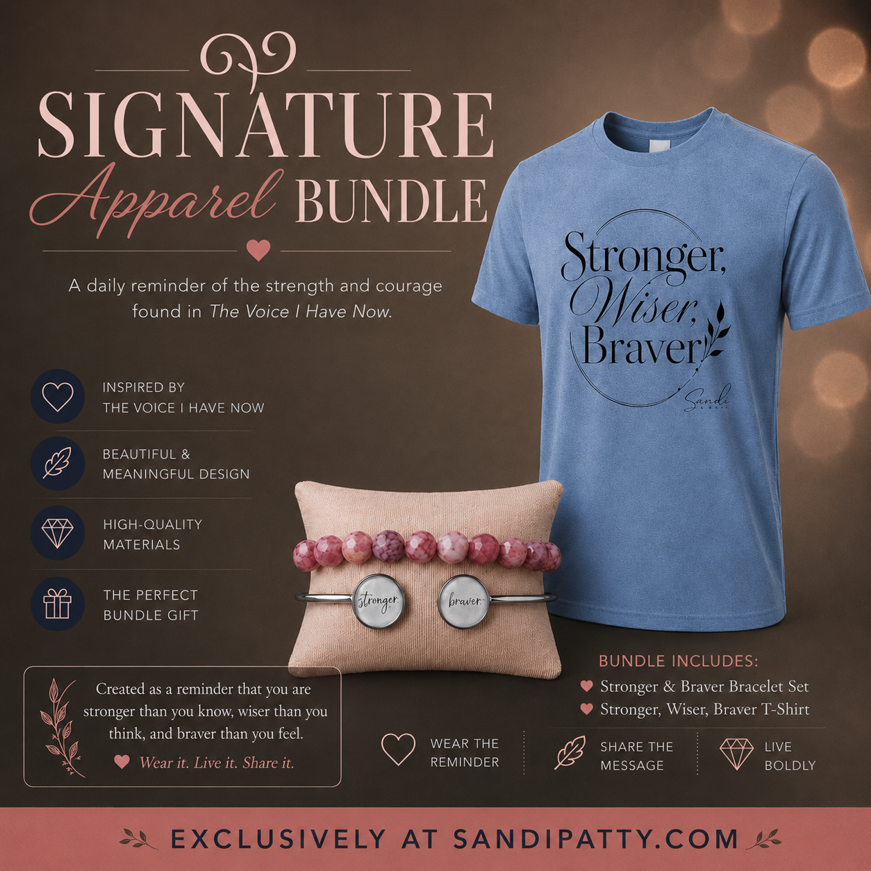 The Voice I Have Now - Signature Apparel Bundle