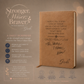 The Voice I Have Now - Leatherette Journal